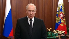 プーチン氏が演説、ワグネルによる「武装反乱」は処罰と言明