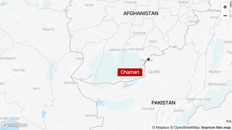パキスタン南西部バルチスタン州の拘置所で集団脱獄事件があり、１３人が逃亡中/Mapbox