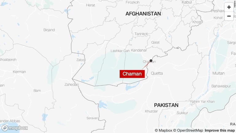 パキスタン南西部バルチスタン州の拘置所で集団脱獄事件があり、１３人が逃亡中/Mapbox