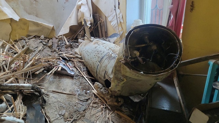 オデーサへの攻撃に使用されたロシア軍の巡航ミサイルの一部/Ukrainian Armed Forces/Reuters