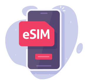 ダウンロードで使える便利な「eSIM」