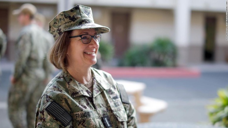女性として初めて米海軍制服組トップに指名されたリサ・フランチェッティ現作戦副部長/From Lance Cpl. Cody Purcell/US Marine Corps