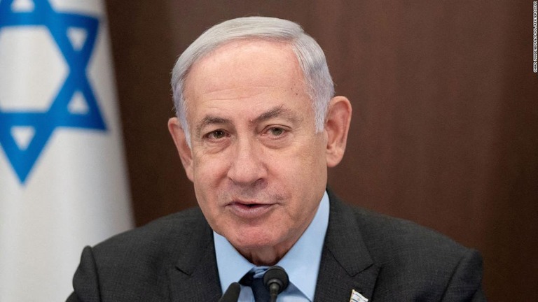 イスラエルのネタニヤフ首相/Ohad Zwigenberg/Pool/Reuters/File