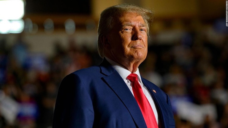 トランプ前米大統領＝７月２９日、米ペンシルベニア州エリー/Jeff Swensen/Getty Images/FILE