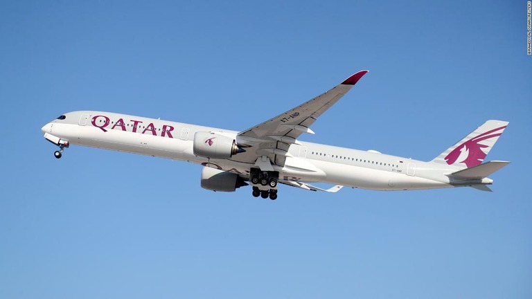 昨年のサッカーＷ杯開催を追い風に、カタール航空が大幅な増収を達成した/Ibraheem Al Omari/Reuters