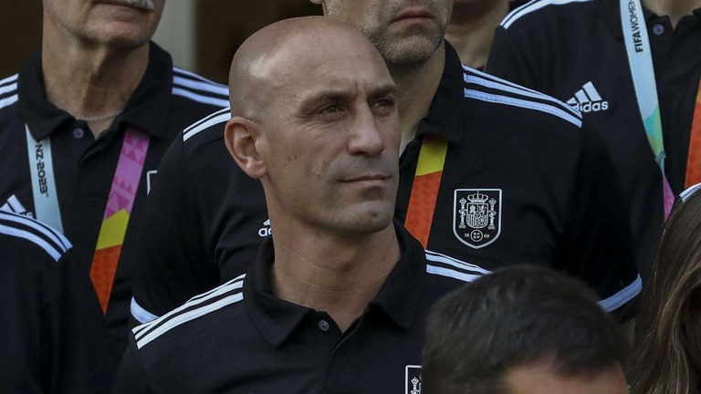 スペインサッカー連盟のルイス・ルビアレス会長/Getty Images