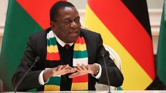 ジンバブエ大統領選、現職ムナンガグワ氏の勝利発表