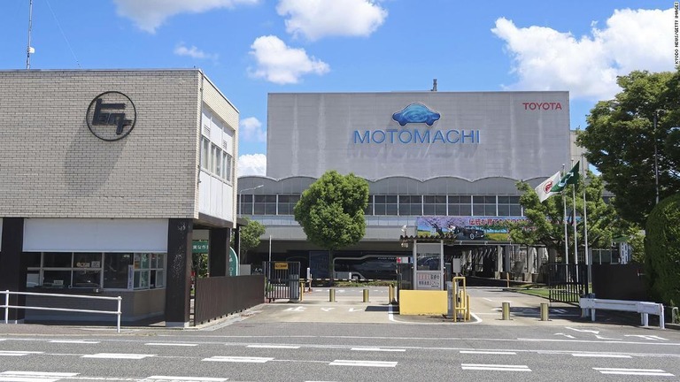 愛知県にあるトヨタ自動車の元町工場/Kyodo News/Getty Images