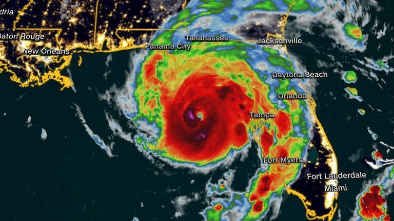 ハリケーン「イダリア」が勢力を強めながら米南部フロリダ州に接近している/cnnweather