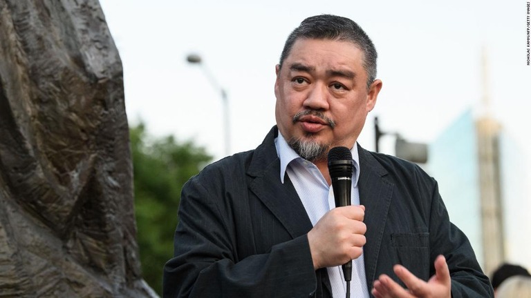 天安門の民主化運動指導者、ウーアルカイシ氏＝２０２２年６月３日、米ワシントンＤＣ/Nicholas Kamm/AFP/Getty Images