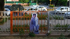 のさばる「サル」対策に躍起、Ｇ２０への妨害懸念　インド