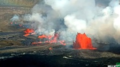 ハワイのキラウェア火山、３カ月ぶりに噴火