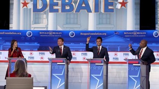 米共和党の候補者らによる２回目の討論会が開かれ、候補者らが論戦を繰り広げた