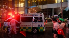 タイ商業施設で銃乱射、２人死亡　１４歳少年を逮捕