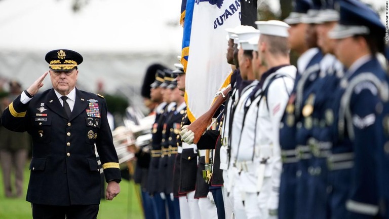 米軍制服組トップのマーク・ミリー統合参謀本部議長/Drew Angerer/Getty Images
