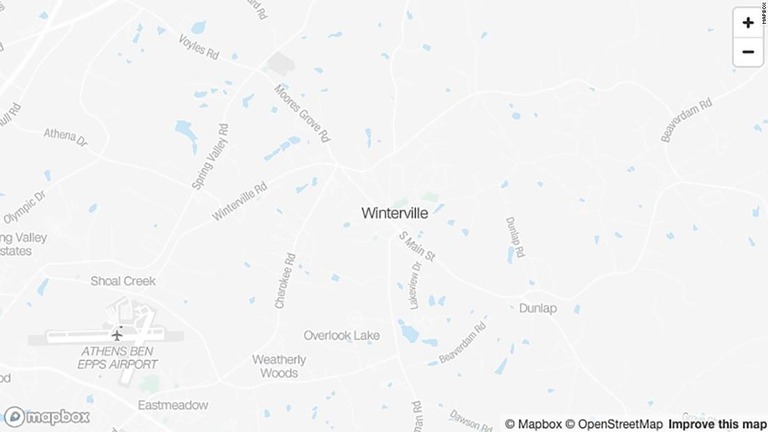 米ジョージア州ウィンタービル/Mapbox