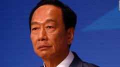 台湾・鴻海、中国当局の調査対象に　創業者は総統選へ出馬