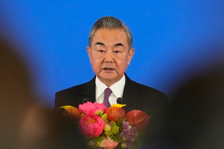 中国の王毅（ワンイー）外相/Ken Ishii/AP
