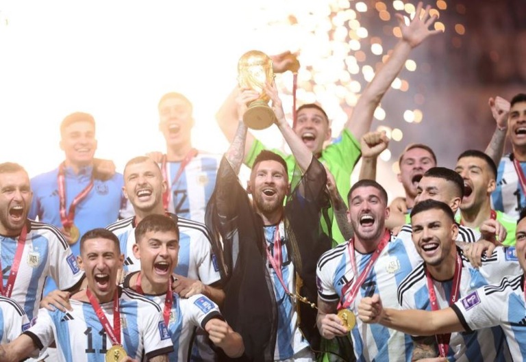 ２０３４年のサッカーＷ杯は、サウジアラビアで開催される見通しになった/Julian Finney/Getty Images Europe/Getty Images