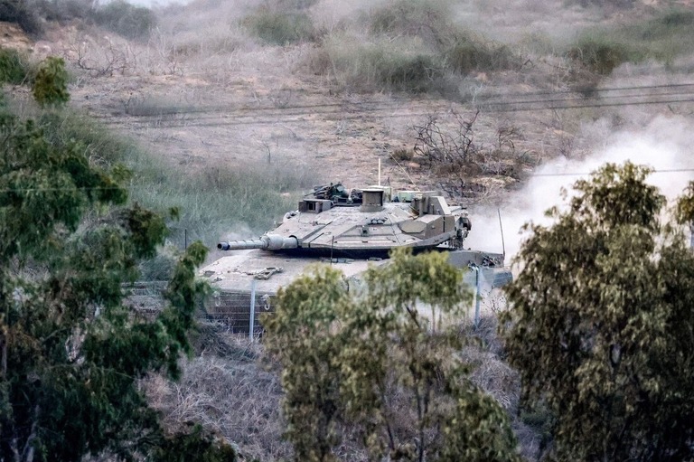 地上侵攻したイスラエル軍の動きについて分かっていることをまとめた/Jack Guez/AFP/Getty Images