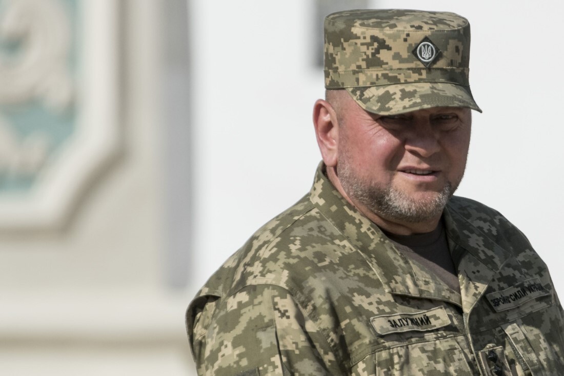 ウクライナ軍トップのザルジニー総司令官にとってチャスチャコウ少佐は「親友」だったという/Maxym Marusenko/NurPhoto/Getty Images/File