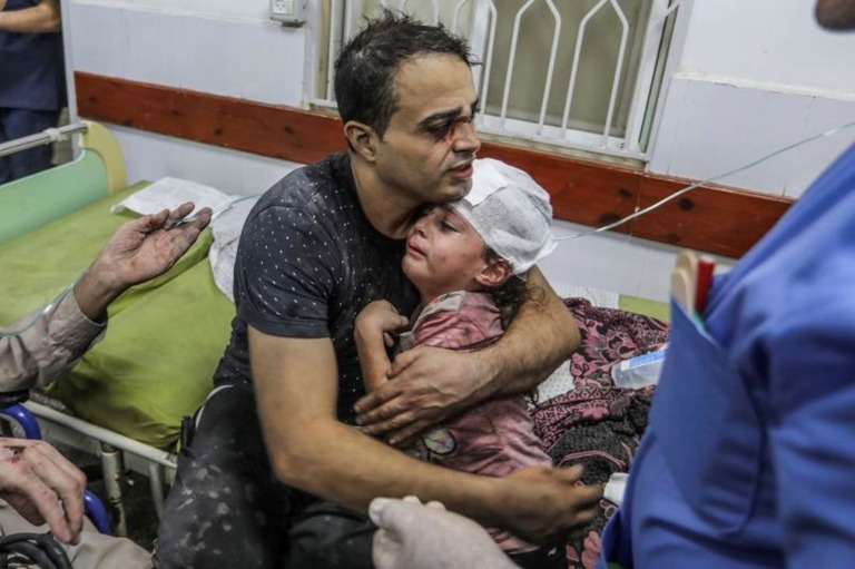 ガザ地区では病院にも危険が迫るなど、厳しい状況が続いているとみられる/Abed Rahim Khatib/picture-alliance/dpa/AP