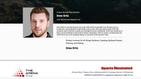 スポーツ・イラストレイテッド誌が記事削除、虚偽の記者名とＡＩ顔写真で掲載