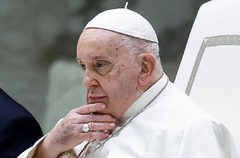 ローマ教皇、イスラエル大統領と「緊迫の応酬」の会談、ガザ情勢