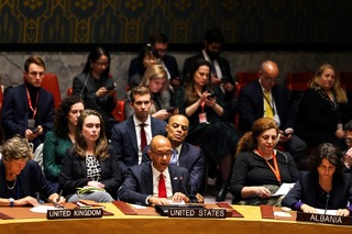 ガザ停戦求める安保理決議案、米国が拒否権