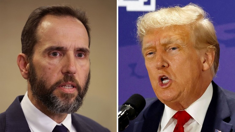 スミス特別検察官が連邦最高裁に対し、トランプ氏に免責特権があるかどうかの審理を要請した/Getty Images