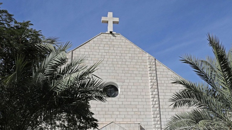 イスラエル軍がガザ地区にある教会を攻撃し、女性２人が射殺された/Mohammed Saber/EPA-EFE/Shutterstock/File