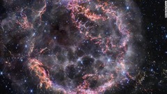 超新星残骸「カシオペヤ座Ａ」の画像