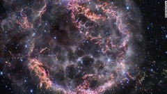 超新星残骸「カシオペヤ座Ａ」の画像