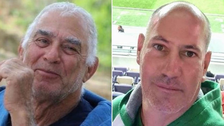 ガディ・モーセ氏（７９）とガディ・カツィール氏（４７）/Hostages and Missing Families Forum