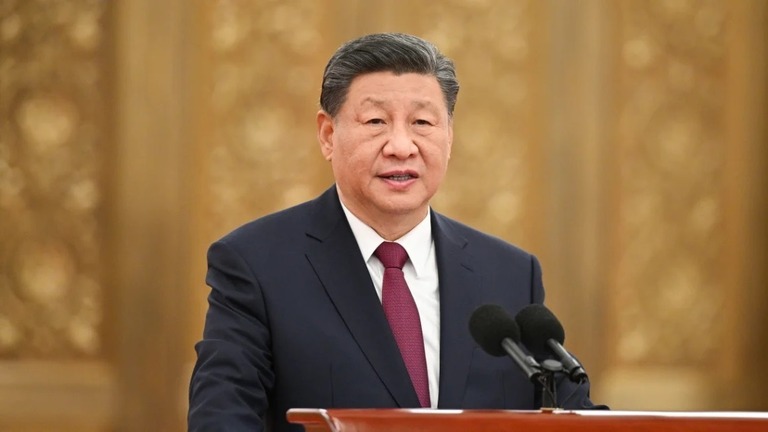 中国の習近平（シーチンピン）国家主席/Li Xueren/Xinhua/Getty Images