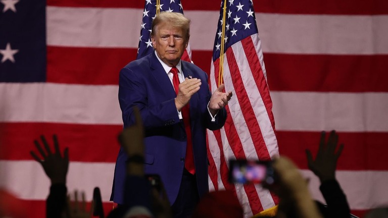 トランプ前大統領/Justin Sullivan/Getty Images