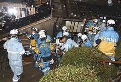 地震発生１２４時間後に９０代女性救出　石川・珠洲