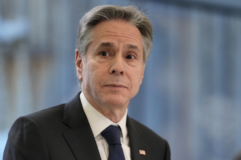 米国のブリンケン国務長官/Markus Schreiber/AP