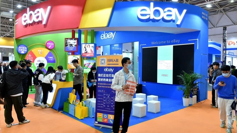 米ネット競売大手イーベイが１０００人の人員を削減する/Lyu Ming/China News Service/VCG/Getty Images