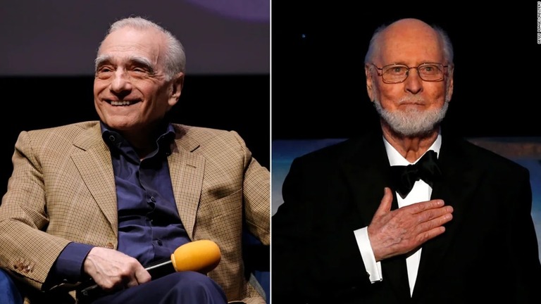 マーティン・スコセッシ監督（左）と作曲家のジョン・ウィリアムズさん/Getty Images/Reuters