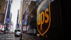 米貨物大手ＵＰＳ、１万２０００人削減へ