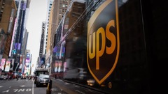 米貨物大手ＵＰＳ、１万２０００人削減へ