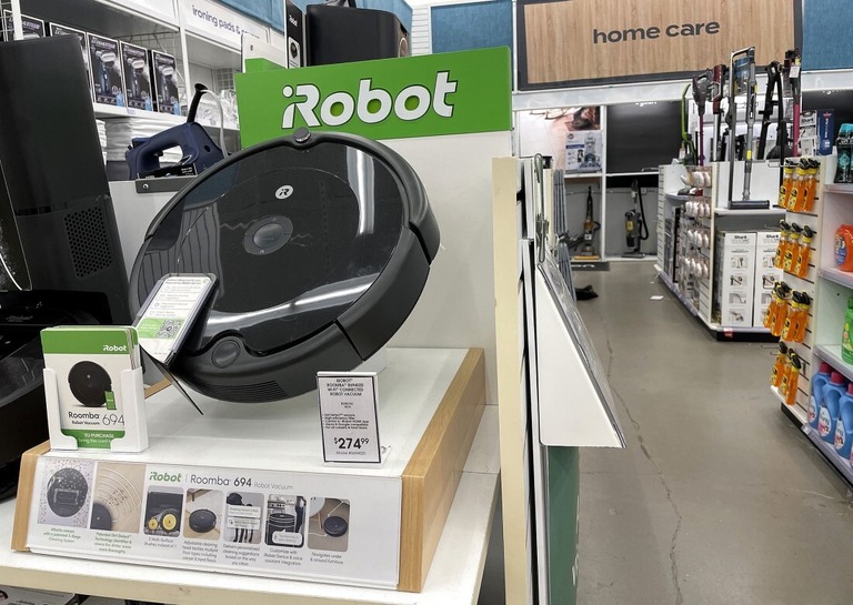 米アマゾンがアイロボットの買収を断念したことが分かった/Justin Sullivan/Getty Images