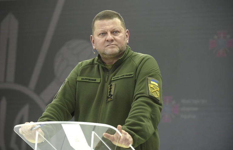 ウクライナ軍のザルジニー総司令官/Ukrinform/Cover Images/AP