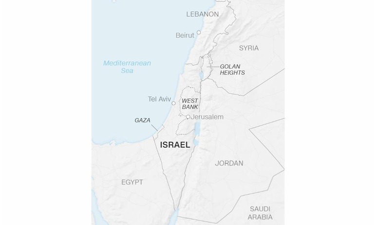 イスラエルとレバノンに拠点を築く「ヒズボラ」との越境の軍事衝突が多発している/Graphic: Henrik Pettersson, CNN
