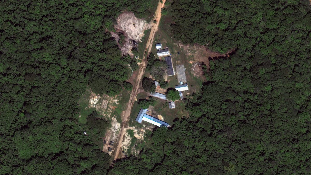２４年１月１３日の同基地/Satellite image ©2024 Maxar Technologies