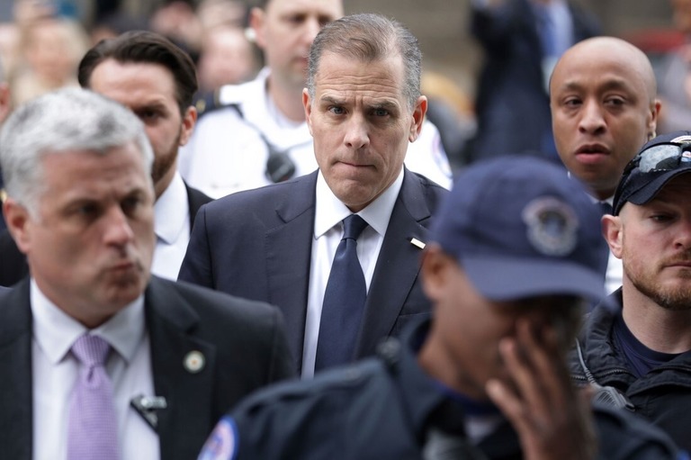 ハンター・バイデン氏＝２月２８日、米ワシントンＤＣ/Alex Wong/Getty Images via CNN Newsource
