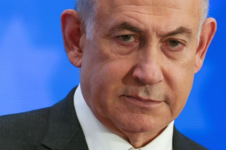 イスラエルのネタニヤフ首相はハマス撲滅の必要性について、バイデン米大統領が同意していると述べた/Ronen Zvulun/Reuters