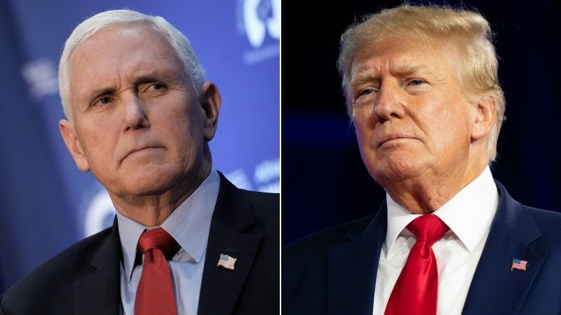 ペンス氏、トランプ氏への不支持表明　「良心にかけできない」 - CNN.co.jp