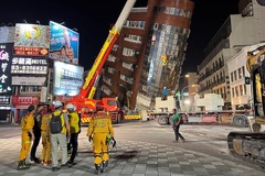 台湾地震、死者９人に　鉱山で７１人閉じ込め